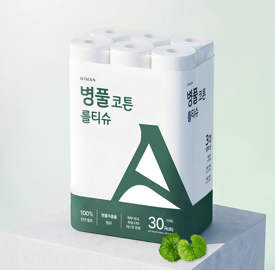 병풀 코튼 롤티슈