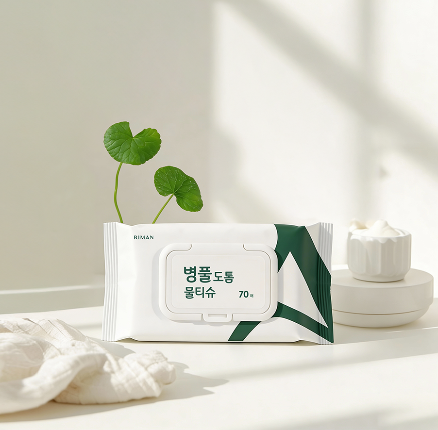 병풀 도톰 물티슈